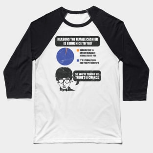 Nerd Gamer Flirt Expert Baseball T-Shirt